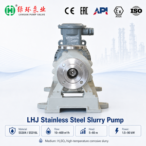 LHJ High Temperature Resistance Stainless Steel Slurry <b>Pump</b> Centrifugal <b>Water</b> for Industrial Utilities LHJ <b>Transfer</b> <b>Pump</b> <b>Pumps</b> L - Product Image 1