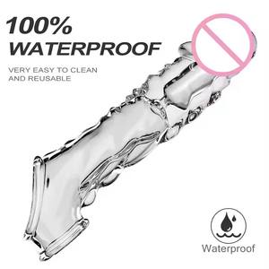 <span class=keywords><strong>2026</strong></span> Hete Groothandel Transparante G-spot Sleeve Dildo Vibrator Masturbatie Stimulatie Mannelijke Spot Vibrator Sexy Toys Seks Speelgoed voor Volwassenen - Product Image 5