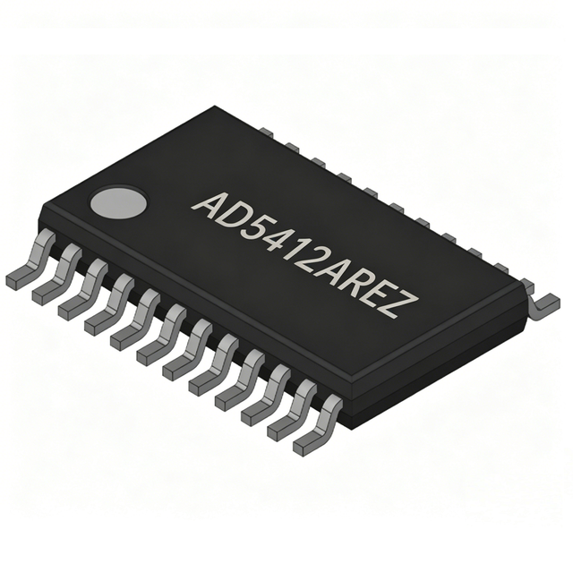 Original AD5412AREZ 12-Bit DAC Voltage/Current Output 4-20mA SPI TSSOP-24 IC