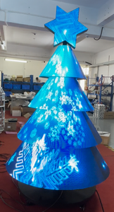 Special Christmas custom size full-color <b>light</b>-emitting diodes (<b>leds</b>) <b>tree</b> flexible <b>led</b> digital signage screen advertising - Product Image 6