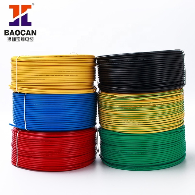 1mm 1.5mm 2.5mm 4mm 6mm 10mm 300/500V Multi Core Copper Electric Wires Cables Electrical Cable Wire