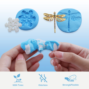 TIMESRUI Pâte à Modeler en Silicone Puissante, Kit de Fabrication de Moules en Silicone Réutilisables, Pâte à Caoutchouc Solide pour Moules <span class=keywords><strong>d</strong></span>'<span class=keywords><strong>Art</strong></span> DIY et Coulée de Résine - Product Image 5