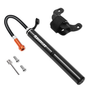 Pompa BUCKLOS ultraleggera in lega di alluminio CNC con manopola per valvole francesi/valvole americane, ricambi per biciclette. - Product Image 1