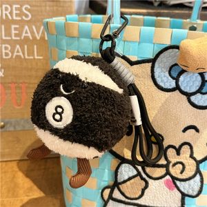 Мягкая игрушка-брелок в виде мультяшного бильярдного шара, 10 см, милый, из мягкого ПП-хлопка, подарок на день рождения для детей - Product Image 5