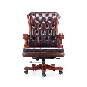 <span class=keywords><strong>Sedia</strong></span> da <span class=keywords><strong>Ufficio</strong></span> <span class=keywords><strong>Presidenziale</strong></span> Girevole in Legno Massello di Lusso Stile Nordico <span class=keywords><strong>Sedia</strong></span> Classica - Product Image 1