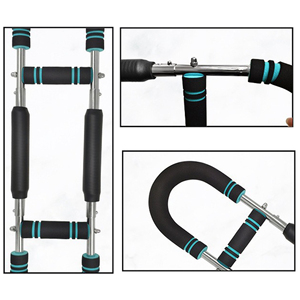 Skyhope pembesar lengan multifungsi, pelatih kekuatan tubuh atas baja tahan karat bisa disesuaikan bentuk U - Product Image 4