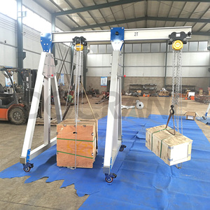 YAOUCRANE Petit Atelier Mobile 1T 2T 3T 5T 7T 10 Tonnes Extérieur un Cadre <span class=keywords><strong>Dessin</strong></span> Portique <span class=keywords><strong>Grue</strong></span> Petite Portique Portable - Product Image 2