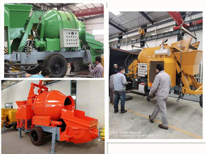 Inşaat işleri için beton pompası ile iyi fiyat taşınabilir beton mikseri - Product Image 4
