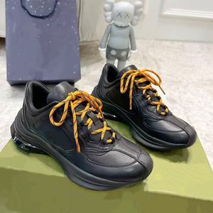 Zapatos Deportivos Retro de Lujo para Hombre, Transpirables, de Alta Calidad, Negros, Hechos a Medida, con Entresuela de Cuero Genuino - Product Image 6