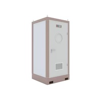 Conteneurs mobiles portables pour 3 toilettes, durables, écologiques, en panneaux sandwich, design moderne, remorques sanitaires extérieures