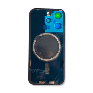 Cubierta trasera de repuesto para chasis de puerta trasera de cristal de batería para 15 15 Pro <span class=keywords><strong>Plus</strong></span> Max marco bisel Placa de Metal - Product Image 4
