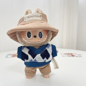Labubu ตุ๊กตาของเล่น Labubu ดีไซน์เนอร์หรูหราพร้อมชุดเสื้อผ้าสุดพิเศษไม่รวมตุ๊กตา