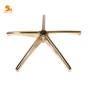 Accessoires de mobilier de bureau : Pieds de chaise à cinq branches en alliage d'aluminium poli, fourniture directe des fabricants - Product Image 1