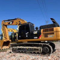 Excavatrice sur chenilles hydraulique Caterpillar 330D2L d'occasion, faible nombre d'heures de fonctionnement, à vendre, moteur, engrenages, 30 tonnes