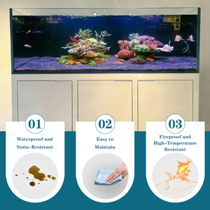 Maßgefertigtes Korallenriff-Fisch-Salzwasser-<span class=keywords><strong>Aquarium</strong></span> aus Eisenarmem Glas, Rotes-Meer-Fischbecken mit Überlauf und Stromversorgungsbox - Product Image 3