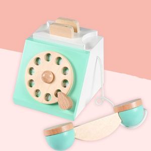 Children Teaching Aids Game Pretend Play Kids Interactive <b>Toy</b> Realistic Antique Classic Wooden <b>Telephone</b> - Product Image 2