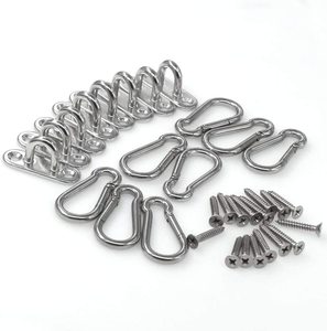 <span class=keywords><strong>Anneau</strong></span> de suspension long, Boucle de porte en acier inoxydable, Crochet de hamac, Crochet de fixation pour sac de sable, Boucle de bateau, Crochet de fixation pour plaque de suspension - Product Image 5
