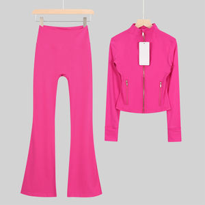 Оптовый комплект для йоги: куртка, леггинсы, худи, спортивный бюстгальтер, шорты, комбинезон, спортивная одежда для женщин, полный комплект для йоги - Product Image 5