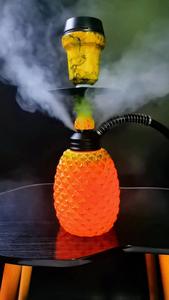 Nouvel ensemble de chicha arabe en forme d'ananas avec lumière LED, thème fruit, pour salon, voyage, vie nocturne, toit, camping, jardin - Product Image 6