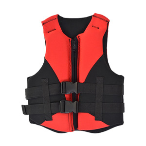 Chaleco salvavidas para adultos y niños, neopreno, flotabilidad 150n, equipo de seguridad para deportes acuáticos, surf, Smlxl, rojo - Product Image 1