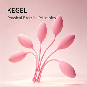 Boules <span class=keywords><strong>de</strong></span> <span class=keywords><strong>Kegel</strong></span> en silicone, <span class=keywords><strong>perles</strong></span> en acier inoxydable, ensemble d'exercices pour le plancher pelvien pour femmes - 5 pièces, imperméable, sensation <span class=keywords><strong>de</strong></span> toucher réel, personnalisable - Product Image 1