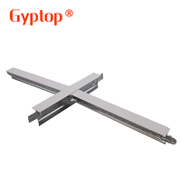 Barre en T en acier galvanisé pour plafond suspendu, composant de grille en T pour hôtel et bureau