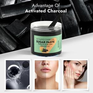 Campione gratuito 100% Formula naturale Gel attivo carbone depilazione <span class=keywords><strong>pasta</strong></span> di <span class=keywords><strong>zucchero</strong></span> <span class=keywords><strong>cera</strong></span> per assorbire le tossine della pelle - Product Image 5