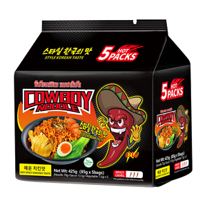 Fideos Instantáneos Ramen Picantes con Sabor Personalizado a Pollo Asiático de Cocción Rápida en Bolsa - Product Image 4