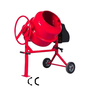 Bétonnière mobile électrique 550W avec moteur, mini, à décharge manuelle, construction en acier - Product Image 1
