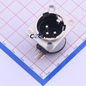 NC3MD-H XLR Connector Through hole Component (THT) Connector - Product Image 1