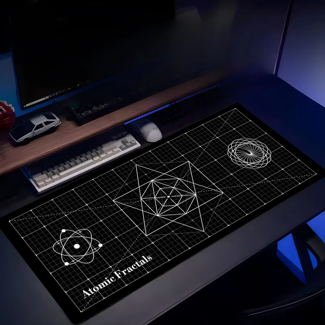 Geometric Line Large Gaming Mouse Pad Computer Office Game Table Mats XXL 900*400mm Rubber Anti-slip Keyboard Mousepads