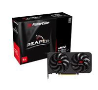 Nouvelle carte graphique PowerColor Reaper Radeon RX 9060 XT 8 Go GDDR6 pour ordinateur de bureau avec refroidissement par ventilateur
