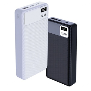 Chargeur rapide intelligent d'extérieur à affichage numérique, Power Bank d'urgence 20000 mAh 10000 mAh, PD 22,5 W, vente en gros à prix réduit - Product Image 1