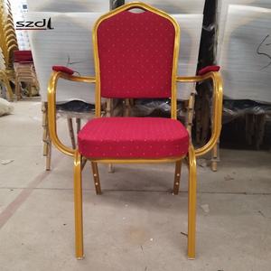 Satış yüksek kaliteli ticari mobilya istiflenebilir basit rahat kol dayama ziyafet parti otel sandalyeleri - Product Image 3