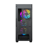 Penjualan laris pabrik casing komputer Atx desain populer Atx kaca temper Pc Gaming Hd Usb3.0 casing & menara komputer