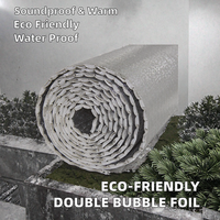 Rouleau de feuille isolante à bulles carrées moderne, double face, écologique, résistant à l'eau, insonorisant, avec feuille réfléchissante anti-chaleur