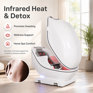 Cápsula de Sauna de Luz Fotónica Lingvita, Cabina de Spa de Desintoxicación Corporal Completa con Piedra de <span class=keywords><strong>Jade</strong></span> para Bienestar en Salones de Belleza - Product Image 1
