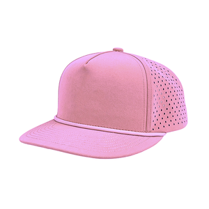 قبعة بيسبول عالية الجودة بشعار مخصص وحبل، قبعة بيسبول خماسية الأجزاء للجري في الهواء الطلق مع قص بالليزر - Product Image 3