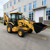 Backhoe Loader dan Excavator-Loader Ringkas dengan Visibilitas yang Ditingkatkan untuk Proyek Jalan Kota yang Kerapu