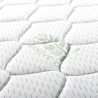Matelas hybride en mousse à mémoire de forme et ressorts ensachés de style royal européen, taille personnalisée, hypoallergénique, design traditionnel pour villa et maison