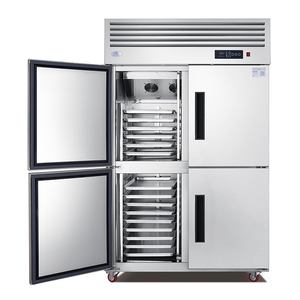 Réfrigérateur commercial vertical en acier inoxydable avec refroidissement par air pour crème glacée, boulangerie et pâtisserie - Product Image 3