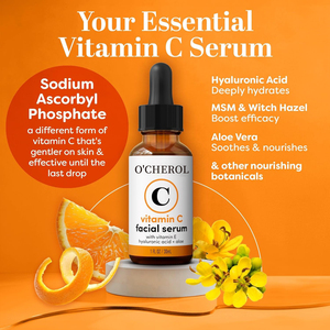 Siero Viso ODM con Vitamina C e Niacinamide Schiarente Illuminante Lenitivo con Acido Ialuronico 30ml per Uso Domestico Femminile - Product Image 2
