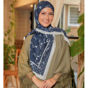2025 Voile Printed Hijab Muslim <b>Ladies</b> Hijab Malaysian Indonesian Turban <b>Shawl</b> - Product Image 1