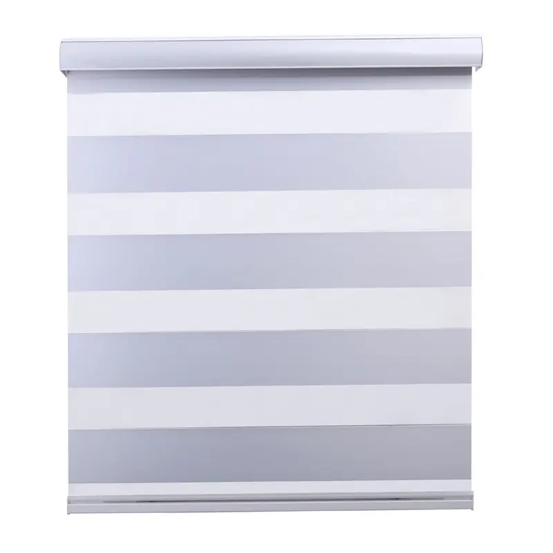 Popular Color zebra shades double layer roller blinds shades zebra blinds zigbee smart home office blinds and curtains