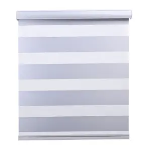 Populaire Kleur Zebra Shades Double Layer Rolgordijnen Shades Zebra Blinds Zigbee Smart Home Office Jaloezieën En Gordijnen