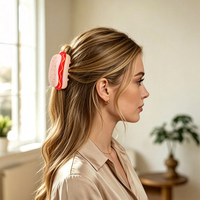 Nouvelle Pince à Cheveux Créative en Forme de Chili, Pince Hot Dog Chili, Pince à Cheveux pour l'Arrière de la Tête, Décoration Capillaire et Accessoires de Mode