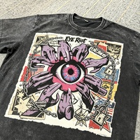 T-shirt graphique délavé à l'acide, impression DTG, design personnalisé, t-shirts pour hommes, fabricant de t-shirts, impression DTG personnalisée, t-shirt graphique vintage, t-shirt en coton