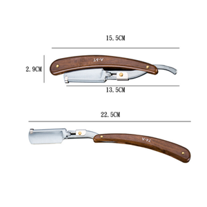 Maquinilla de afeitar profesional para hombre, herramientas de peluquería con cuchilla reemplazable - Product Image 6