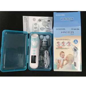 वेंकोकॉन ब्लू सिलिकॉन नाक नाक क्लीनर इलेक्ट्रिक बेबी एस्पिरेटर एलईडी लाइट स्मार्ट एलसीडी स्क्रीन और यूएसबी चार्जिंग लाइन के साथ - Product Image 4