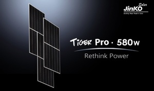 แผงโซลาร์เซลล์ Jinko Solar 565w 570w 575w 580w รุ่น Tiger Pro แบบโมโนเฟเชียล โมดูลพลังงานแสงอาทิตย์ - Product Image 2